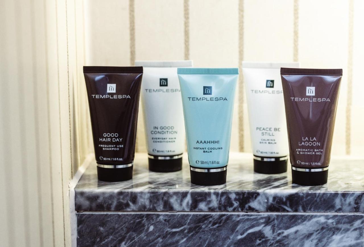 The Capital Hotel, Apartments & Townhouse Лондон Екстер'єр фото Temple Spa products